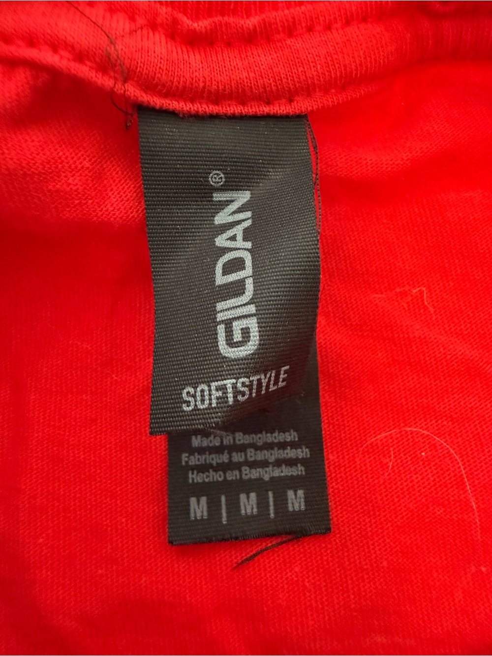 Gildan Red San Diego Clippers Vertical Logo Tee - Picture 4 of 8